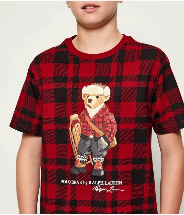 Футболка regular fit Polo Ralph Lauren, красный — фото 4