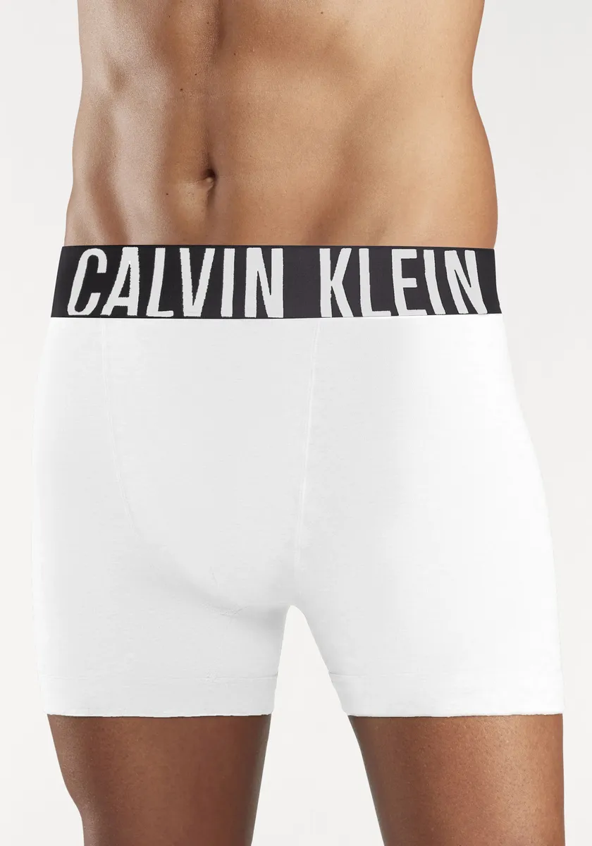 Calvin Klein Underwear Трусы "TRUNK 3PK" (в упаковке 3 шт.), с эластичным поясом с логотипом, белый — фото 2