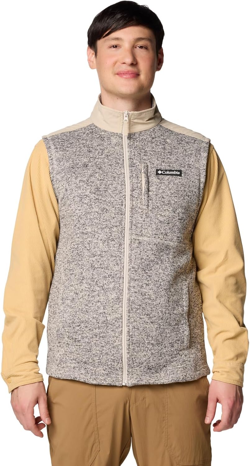 

Columbia мужская куртка-жилет Sweater Weather Vest II, Dark Stone Heather/Ancient Fossil
