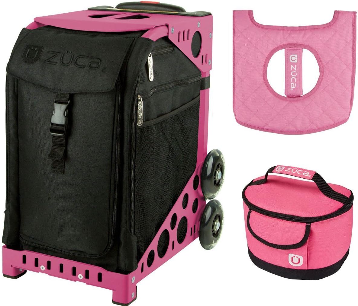 

Спортивная сумка ZUCA Stealth с подарочным ланч-боксом и чехлом на сиденье (розовая рама)