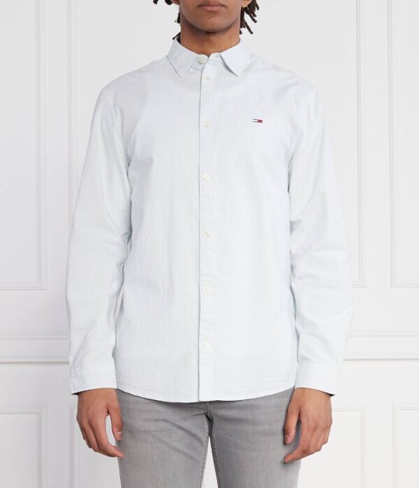 

Рубашка классическая Tommy Jeans Oxford, синий