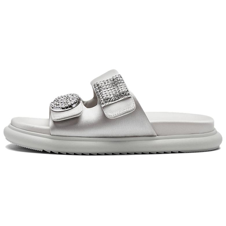 NINE WEST Женские противоскользящие тапочки серые, цвет Gray