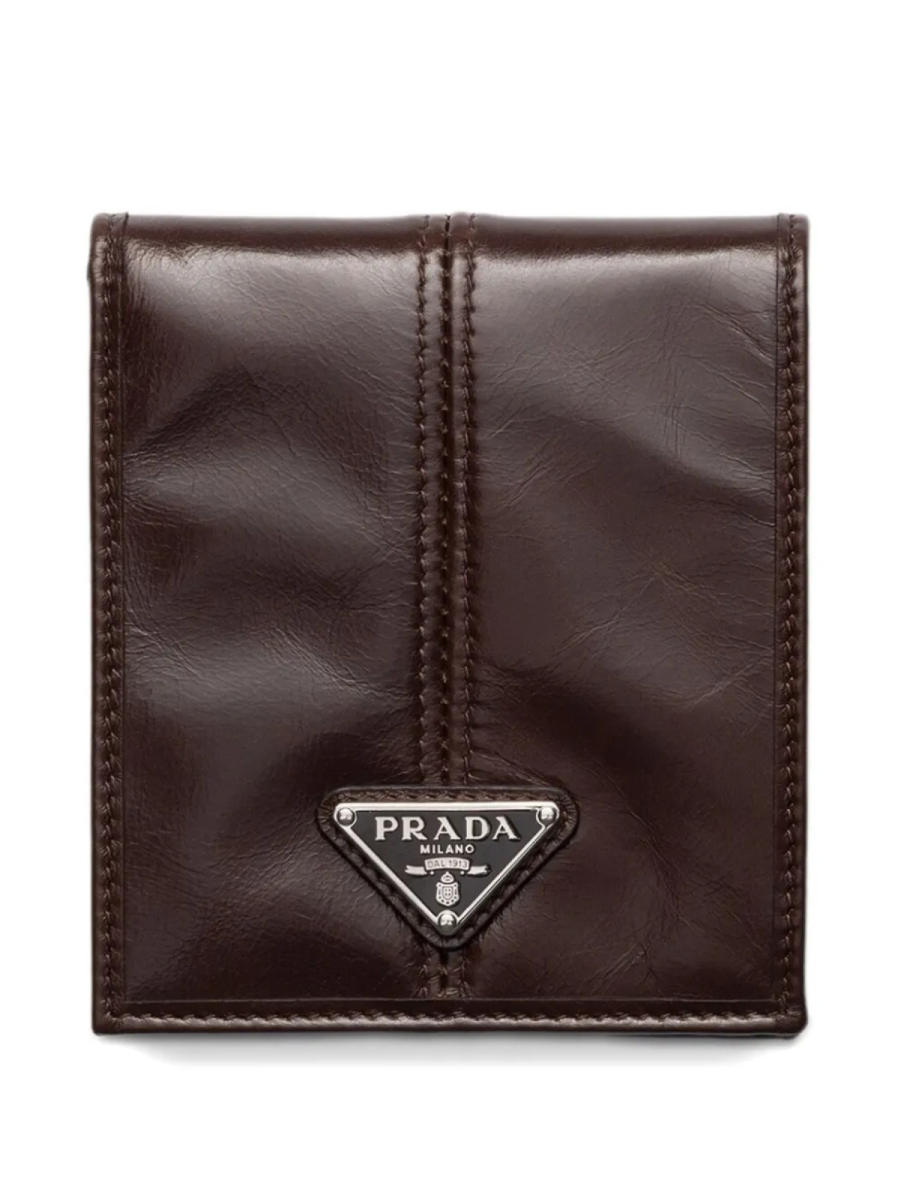 

Prada складной кошелек, коричневый