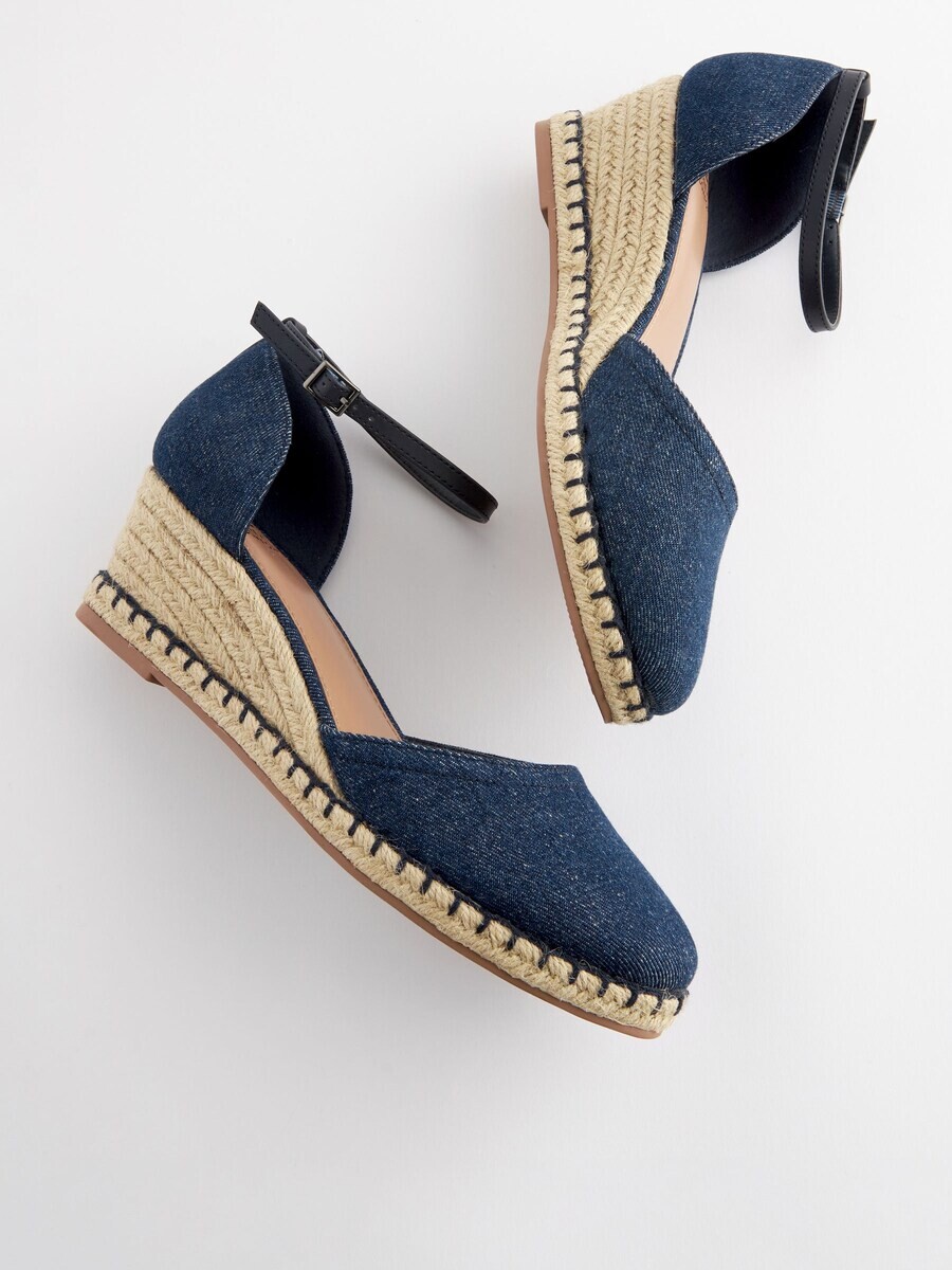 Босоножки на высоком каблуке Next Sandals Forever Comfort, синий деним — фото 3