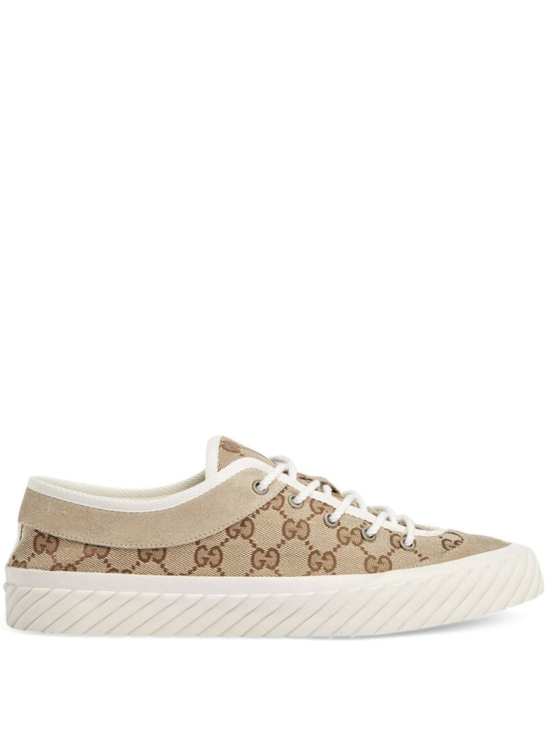 

Gucci кеды с монограммой GG, нейтральный цвет