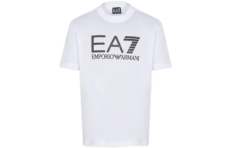 Футболка с логотипом прошлого сезона EMPORIO ARMANI, White