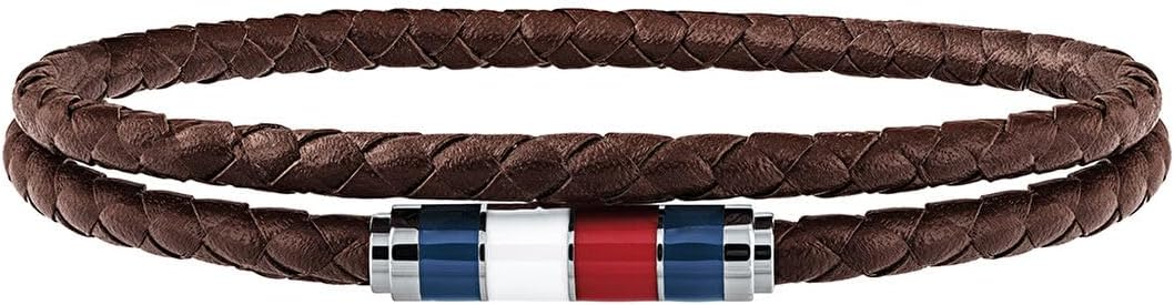 

Мужской браслет Tommy Hilfiger Casual Core из кожи и нержавеющей стали, 19 см, Brown