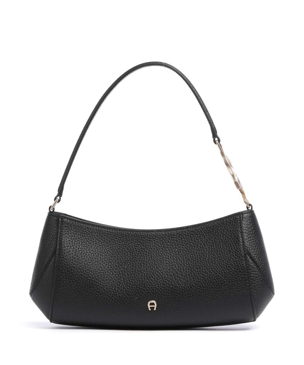 

Сумка на плечо Jerzy s из зерненой коровьей кожи Aigner, черный