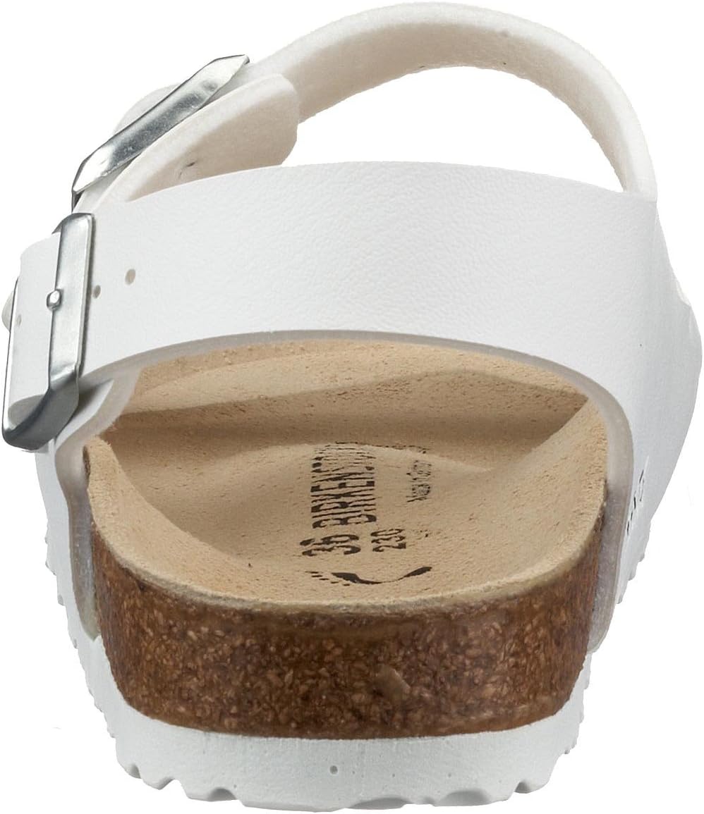 Сандалии унисекс Birkenstock Milano Birko-Flor из нубука, белый — фото 2