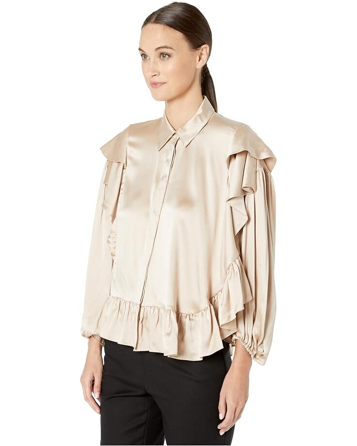 

Рубашка Preen by Thornton Bregazzi Kayla Shirt, цвет Champagne
