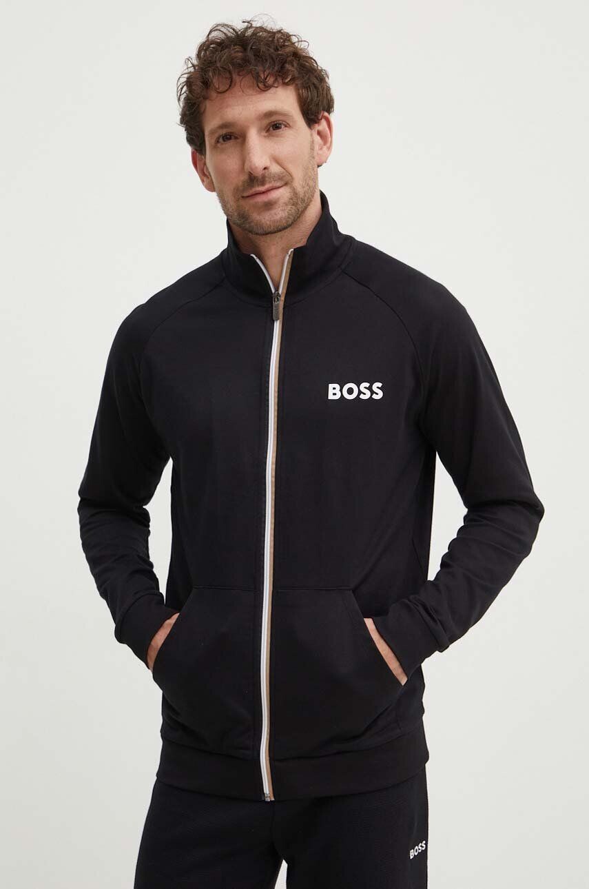 

Толстовка для отдыха BOSS из хлопка, черный