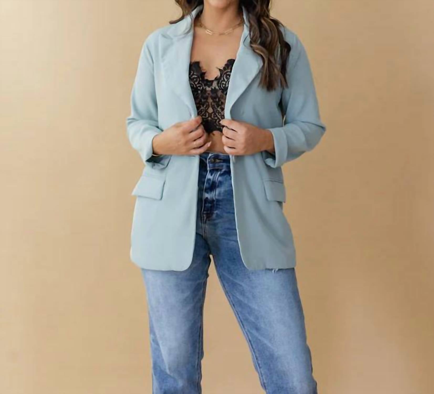 

Альмави Блейзер в цвете шалфей Favlux Fashion, Sage