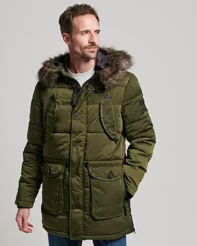 Парка текстурная Superdry, хаки