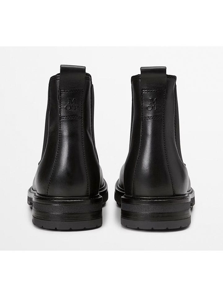 Кожаные ботинки челси Rony черного цвета Marc O'Polo Shoes — фото 2