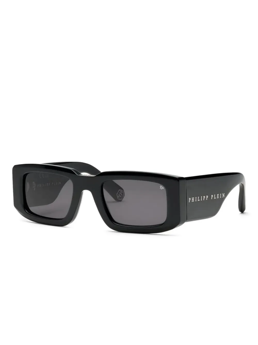 

Солнцезащитные очки в массивной оправе Philipp Plein Eyewear, черный
