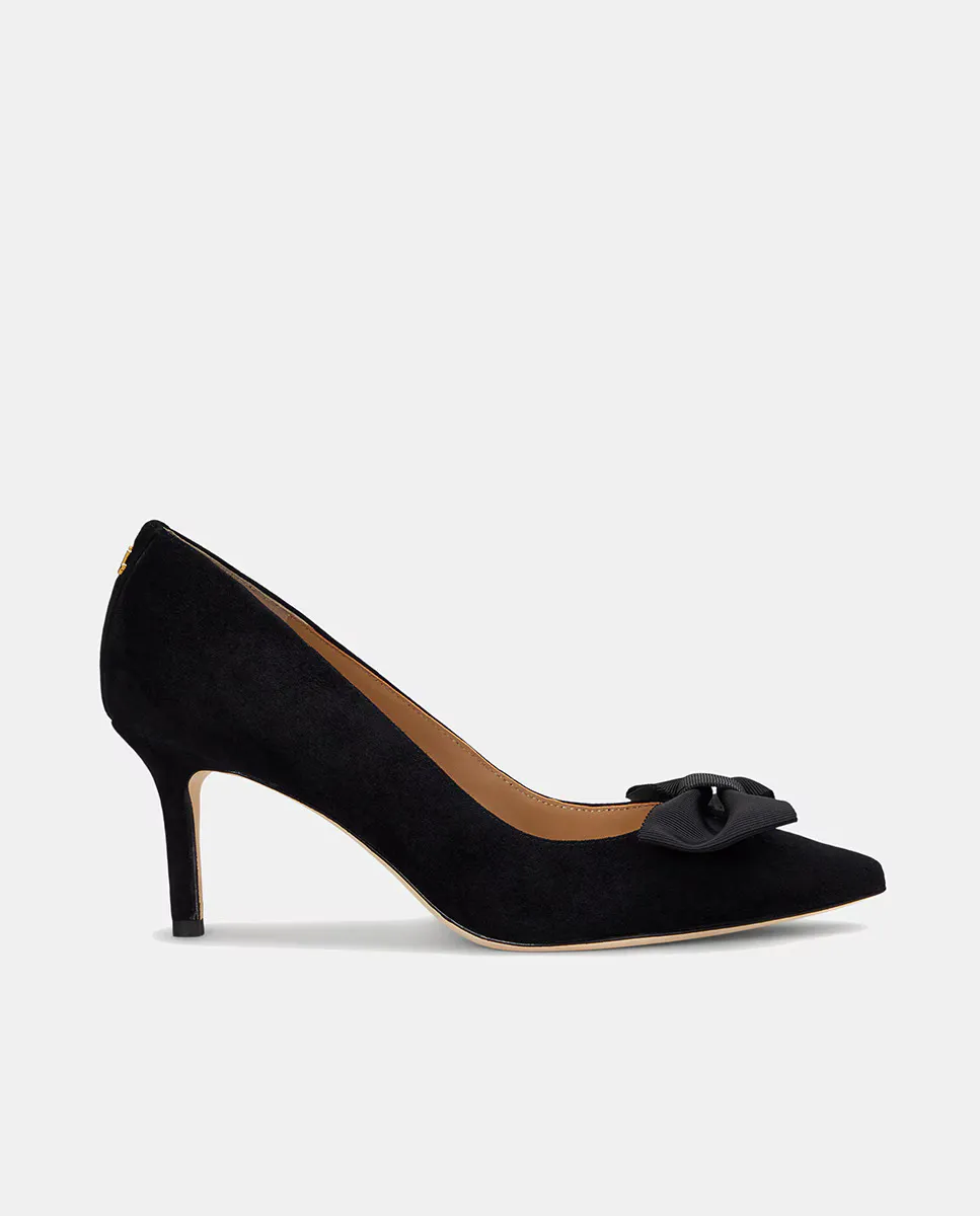 

Женские замшевые туфли-лодочки Lanette Lauren Ralph Lauren, черный