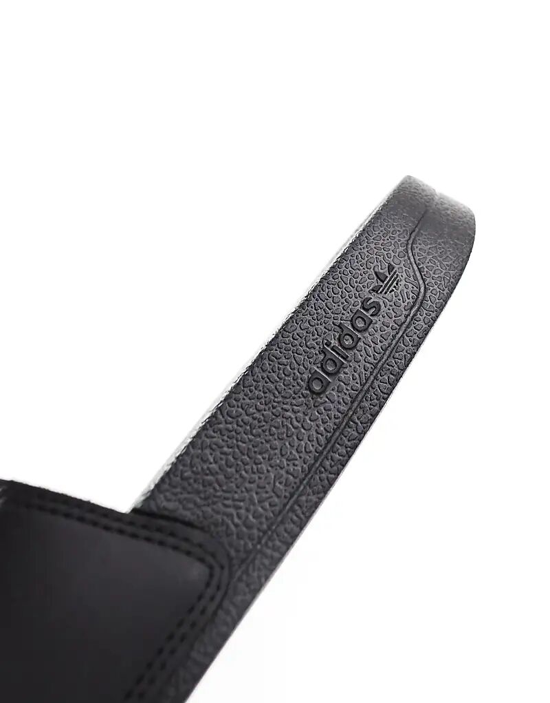 Слайдеры Adidas Originals Adilette Lite черного цвета — фото 3