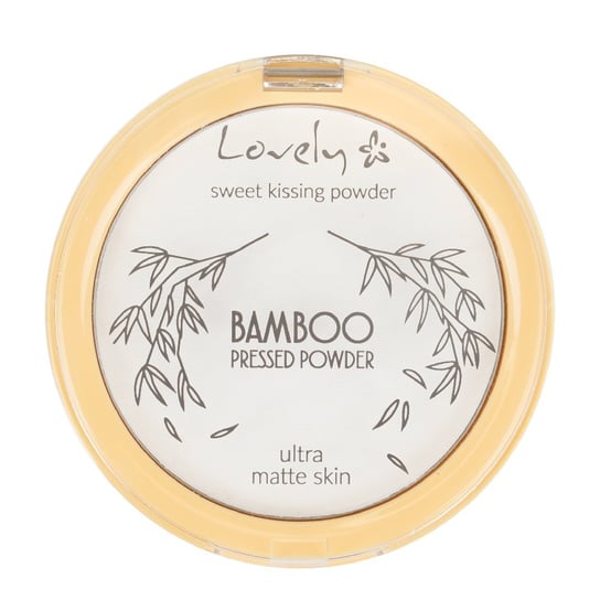 

Прозрачная матирующая прессованная пудра для лица, 10 г Lovely, Bamboo Pressed Powder