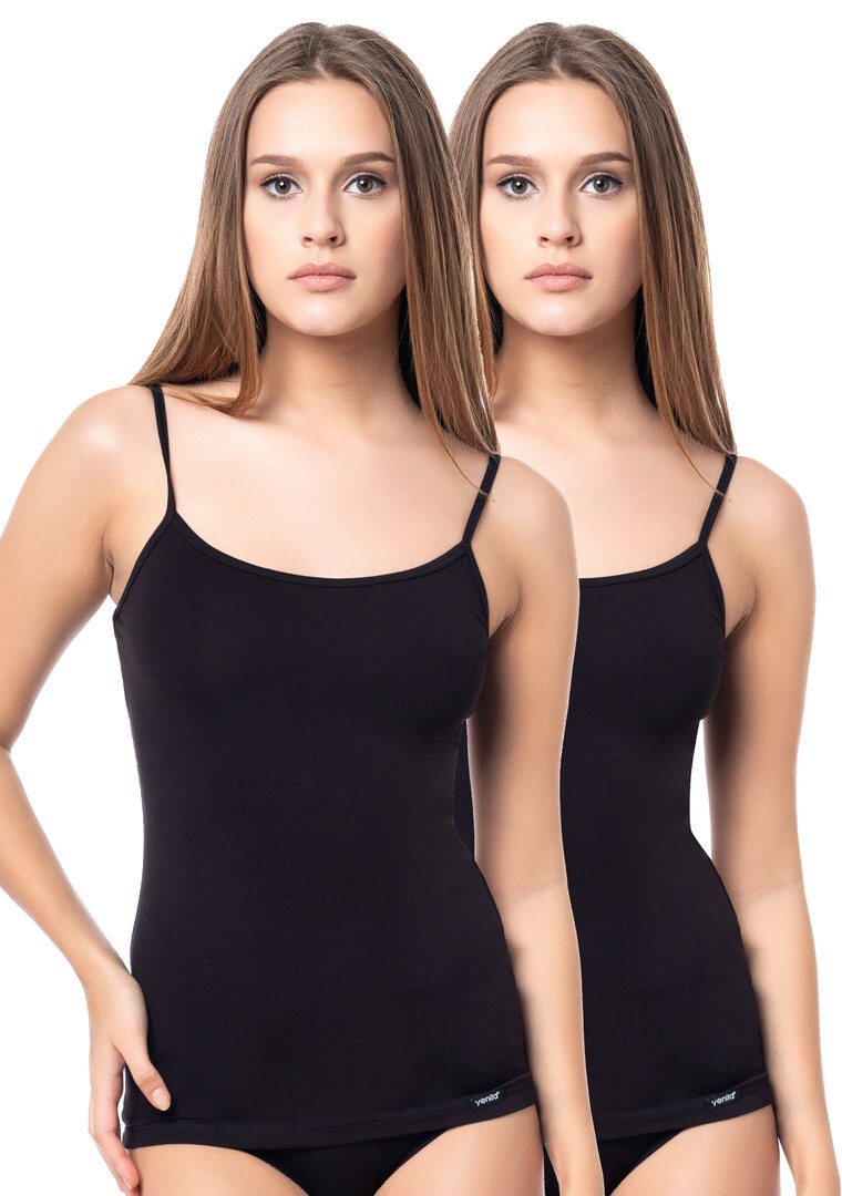 

Майка Yenita Spaghetti Top (2er Set) Modern Collection, черный