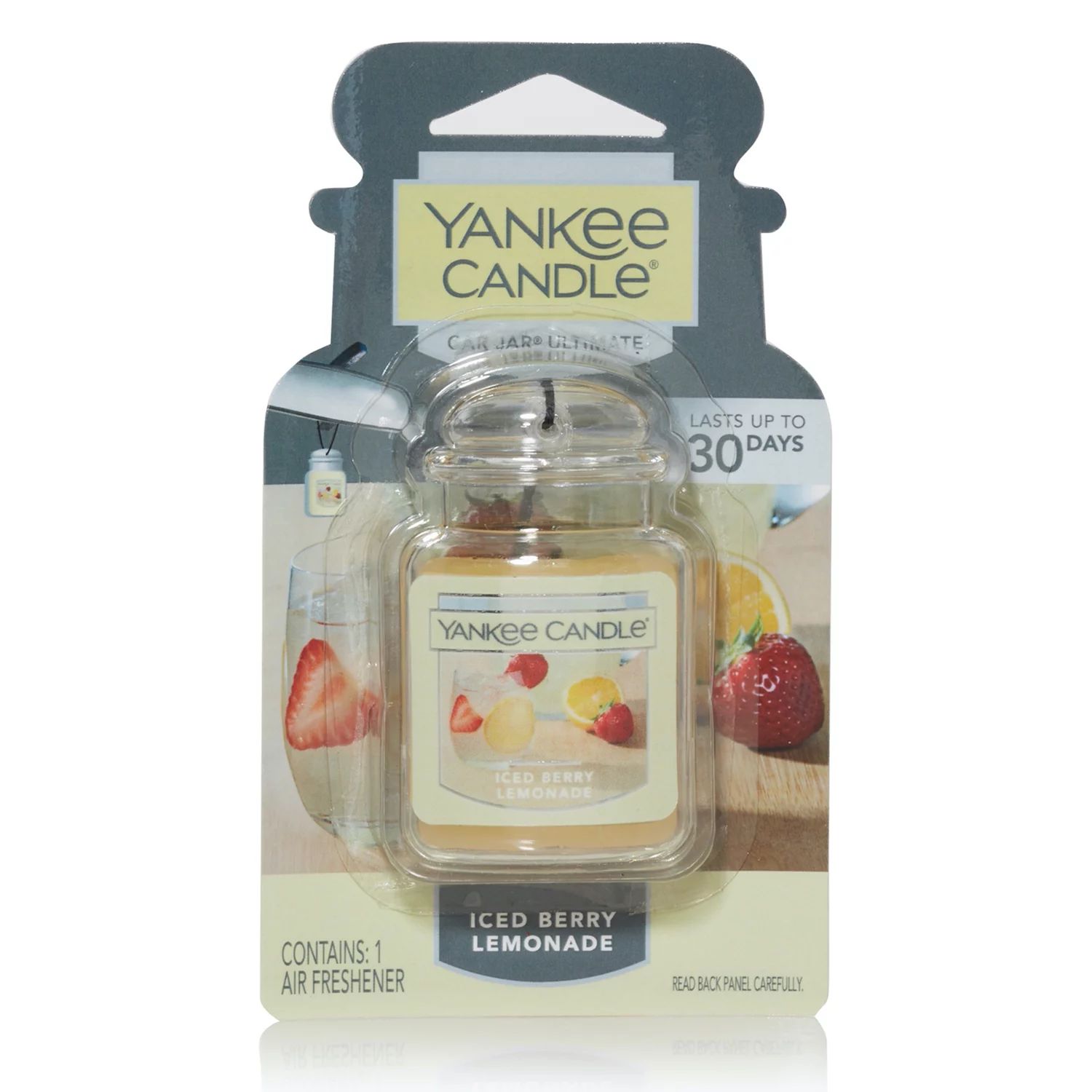 

Yankee Candle Iced Berry Lemonade Автомобильная банка Ultimate Освежитель воздуха