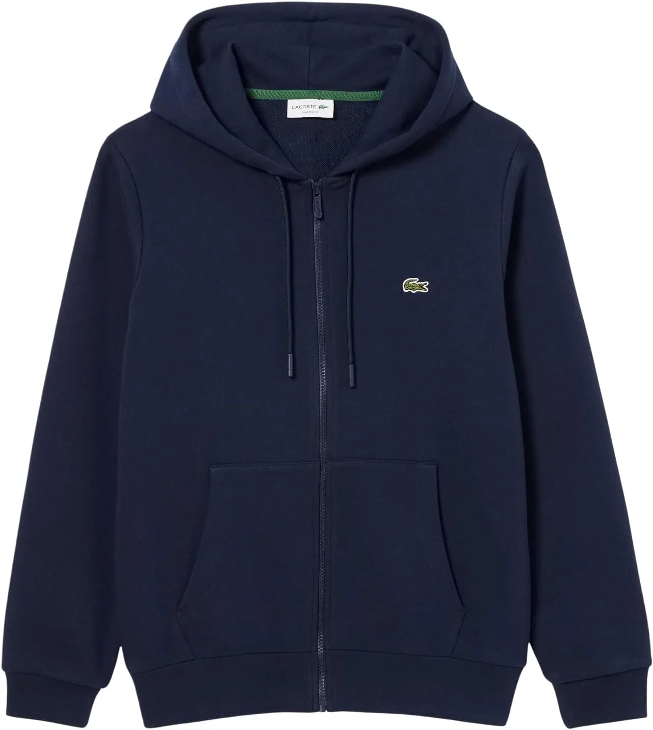 Толстовка на молнии Lacoste, мужская, синий
