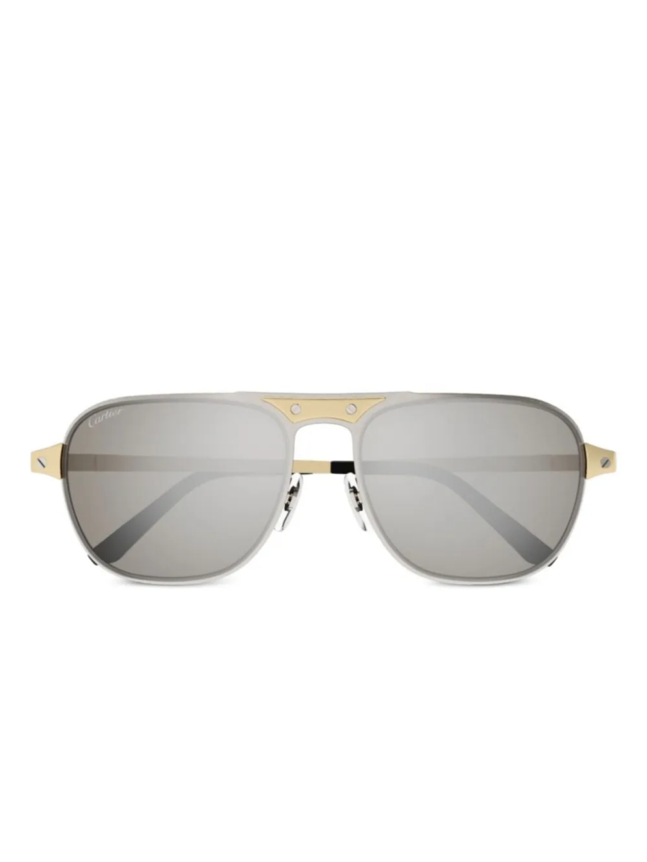 

Квадратные солнцезащитные очки Cartier Eyewear, золотой