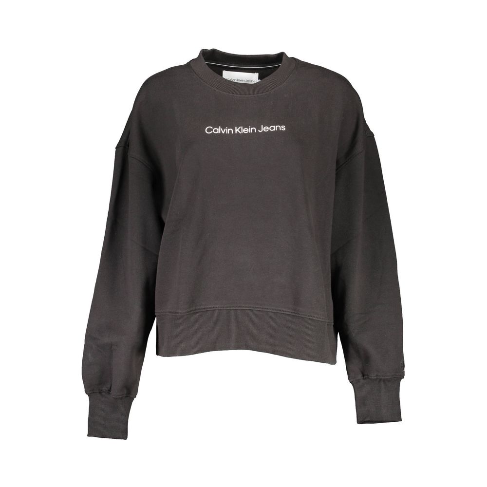 

Черный хлопковый свитер Calvin Klein