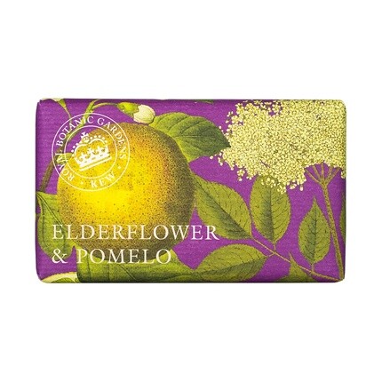 

The English Soap Company Королевский ботанический сад Кью Обернутое мыло Роскошное мыло с маслом ши и бузиной 240 г Бузина и помело