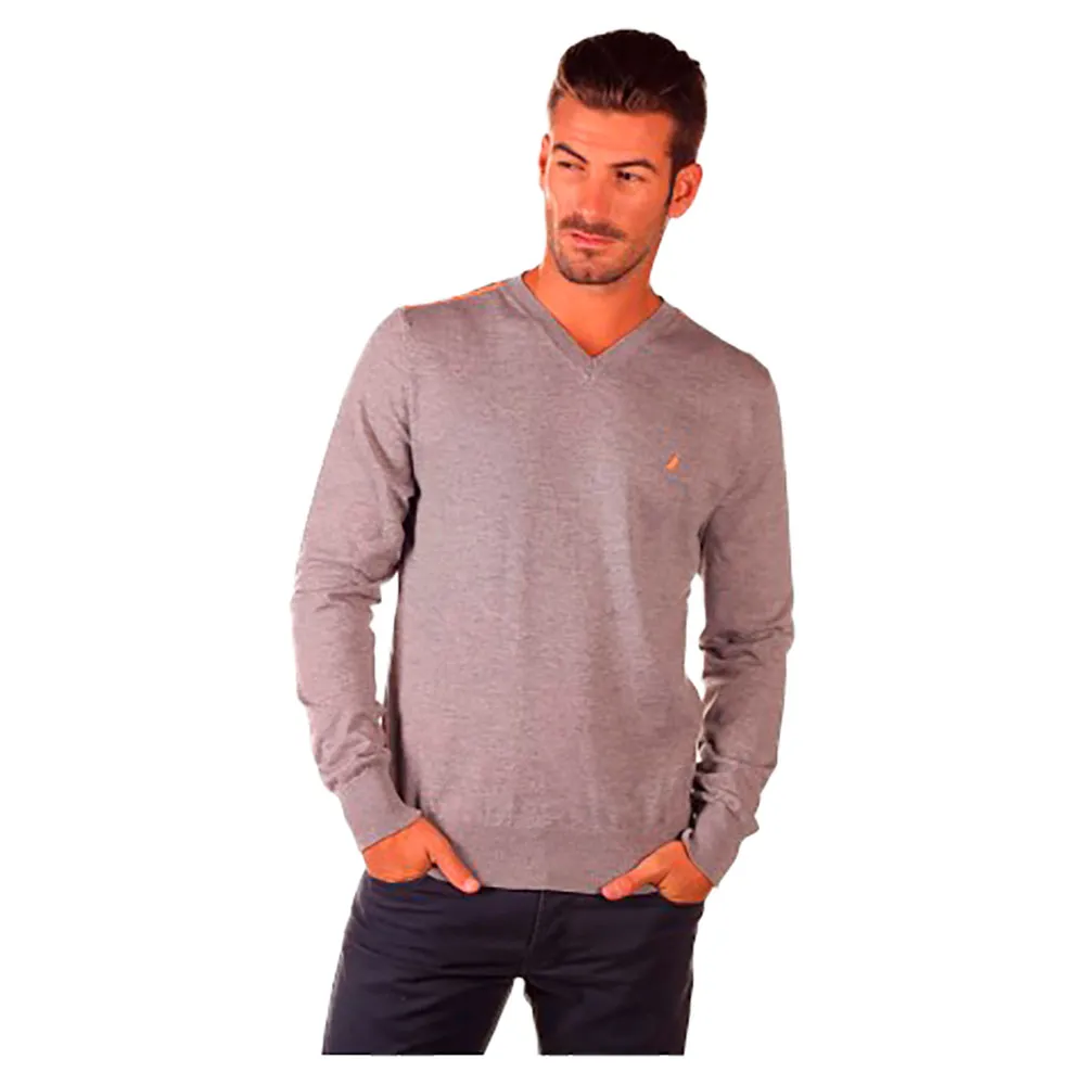 

Свитер Nautica N33AMSW04000 v neck, серый