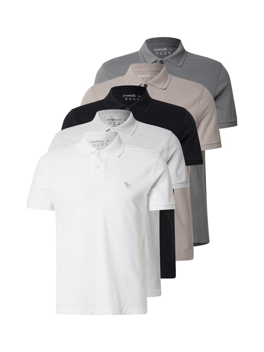 

Рубашка Abercrombie & Fitch, цвет Beige/Light grey/mottled grey/Black/White
