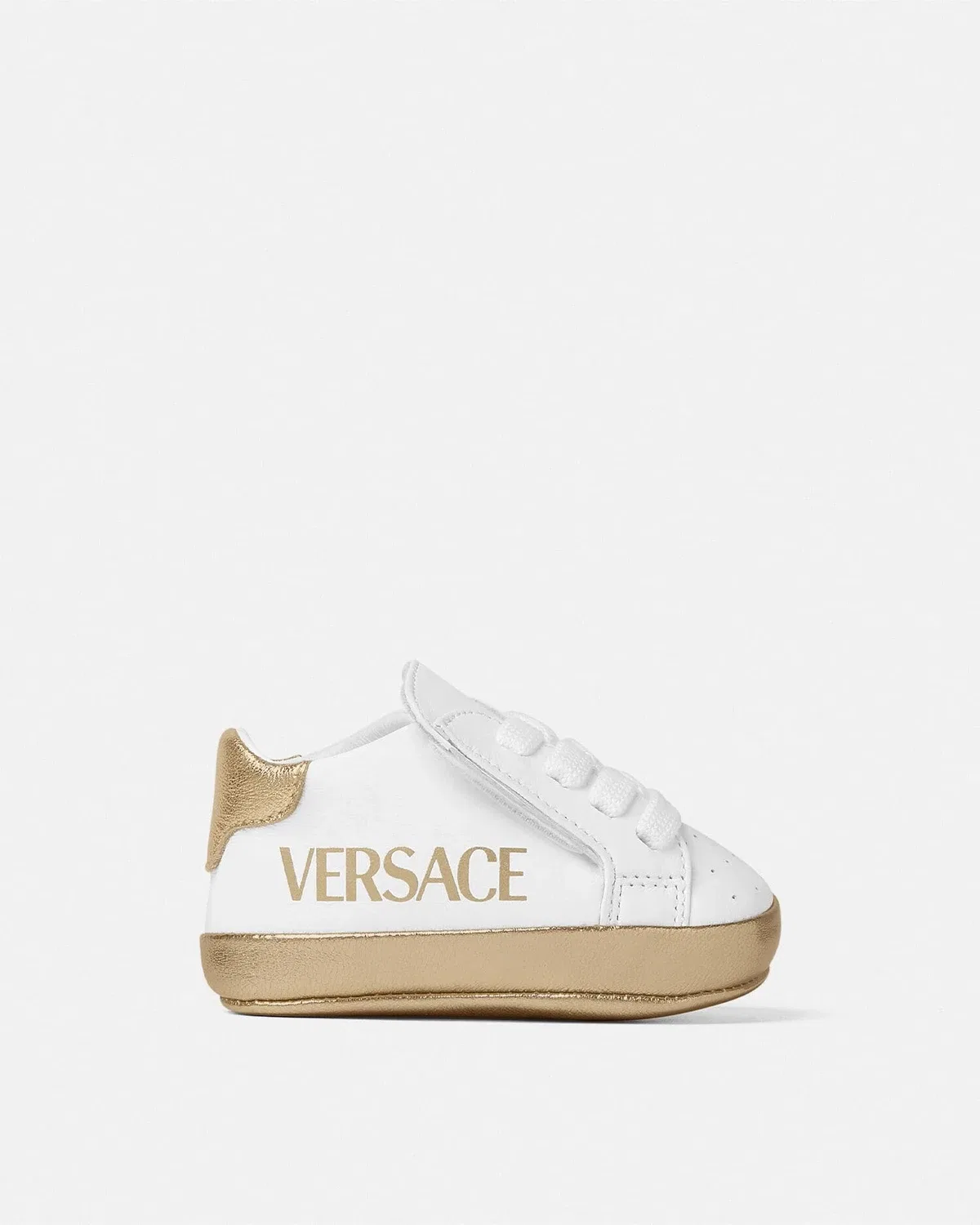 Детские кроссовки с логотипом VERSACE, белый