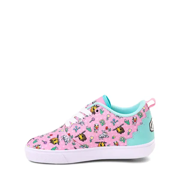 

Кеды Heelys x Minecraft Pro 20 Skate Shoe, цвет Pink/Aqua