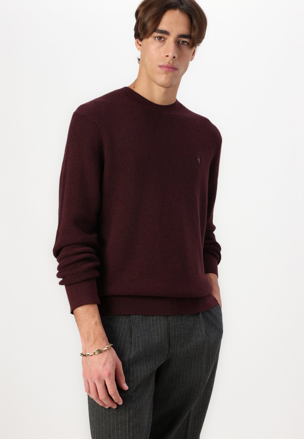 

Джемпер ASPEN CREW AllSaints, темно-красный