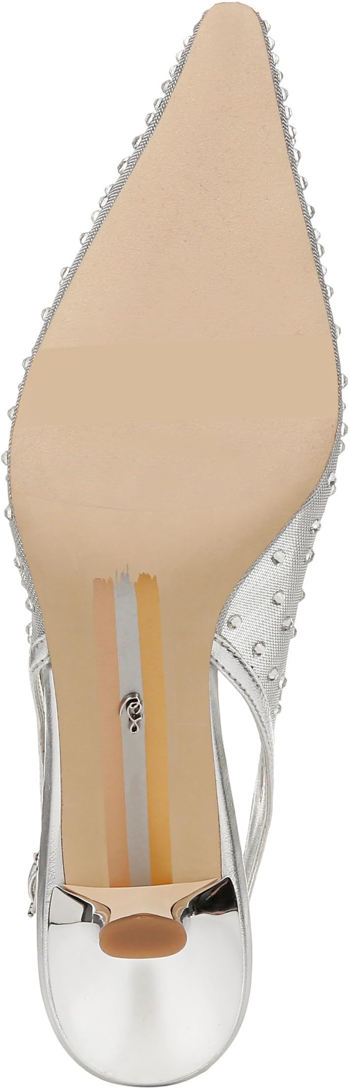 Туфли Sam Edelman Bianka Sling Mesh, цвет Soft Silver Mesh — фото 3