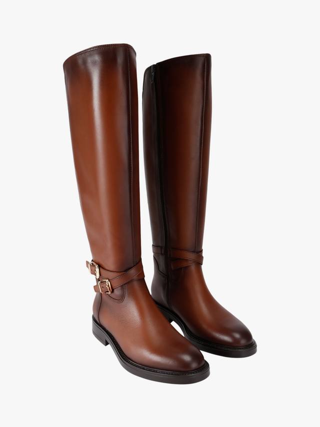 Кожаные ботинки для верховой езды Posa Carvela, Brown — фото 2