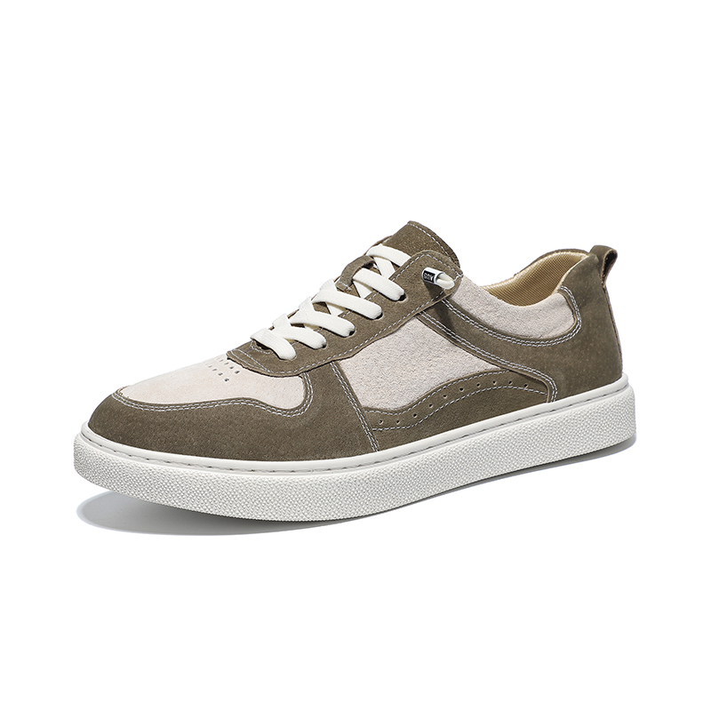 

PLO CART Легкие и дышащие мужские скейтерские кроссовки лоу-топ в цвете хаки белый, цвет Khaki White