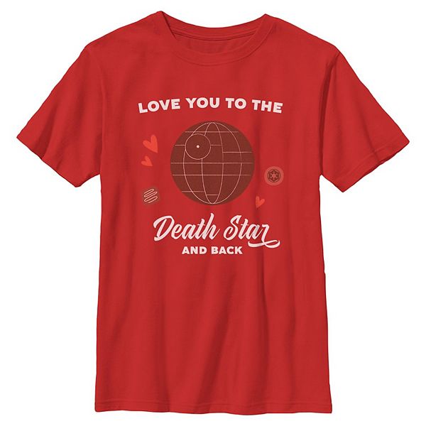 

Футболка с принтом "Love you to the death star and back" для мальчиков 6-20 Star Wars