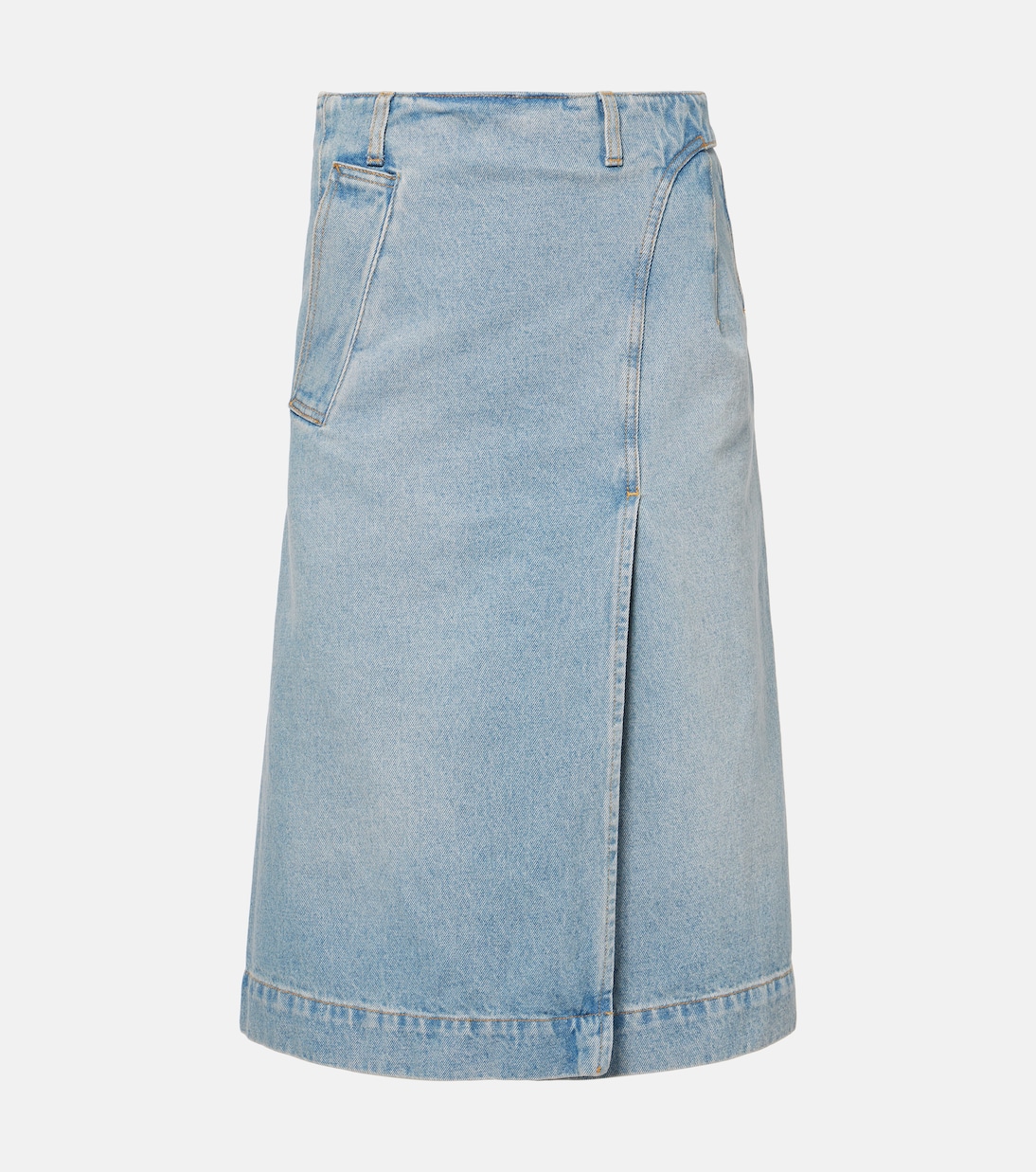 

Джинсовая юбка-пачка Victoria Beckham, Pale Blue Wash