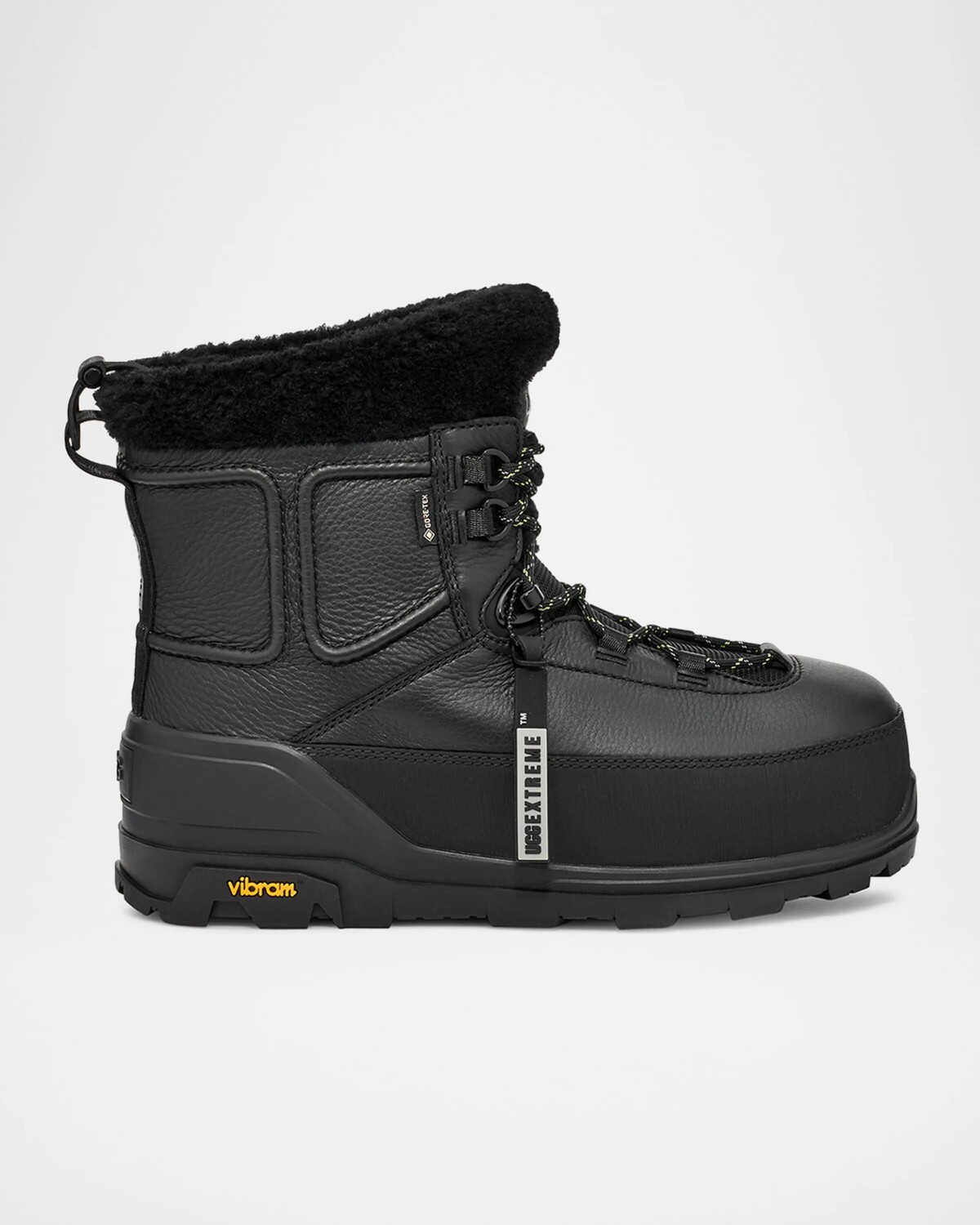 

Мужские непромокаемые кожаные зимние ботинки Shasta Ugg, цвет Blk