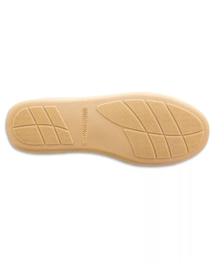 Женские альпийские тапочки из овчины Minnetonka, розовый — фото 4