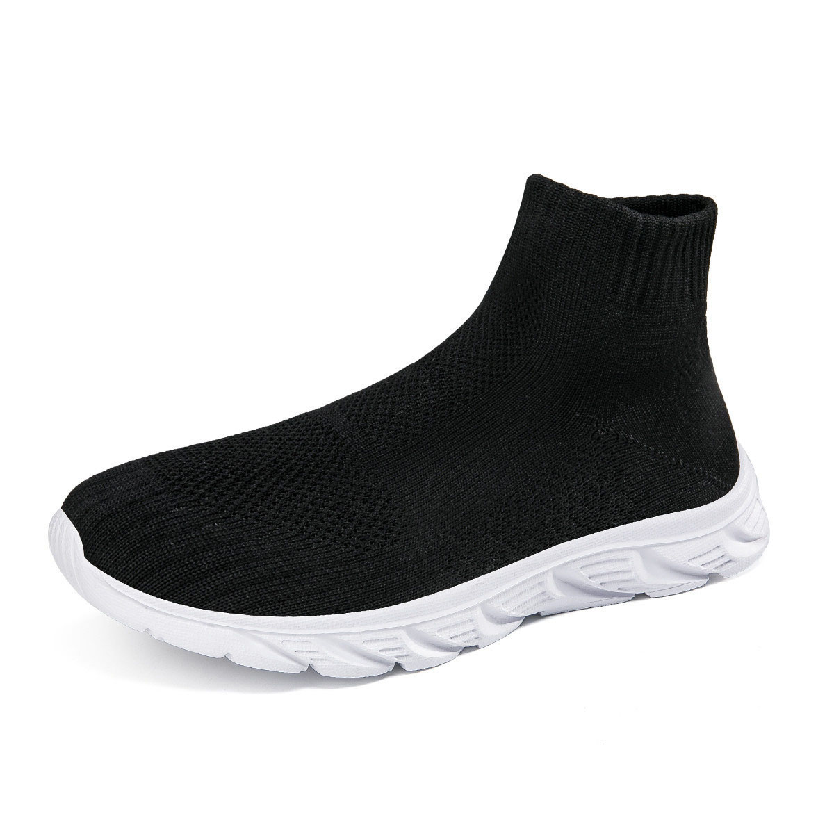 

Medd Высокие кеды унисекс 222401 черно-белые, цвет 222401 Black White