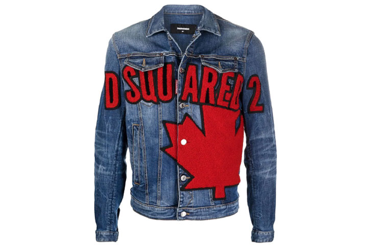 

DSQUARED 2 Джинсовая куртка мужская синяя, Blue