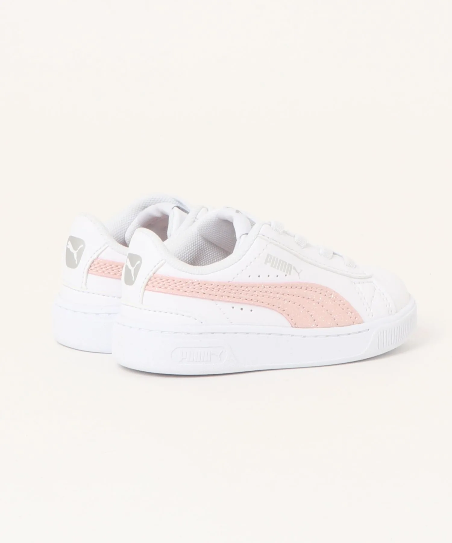 Детские кроссовки с блестящими полосами V3 Grits FS AC PUMA синие — фото 2