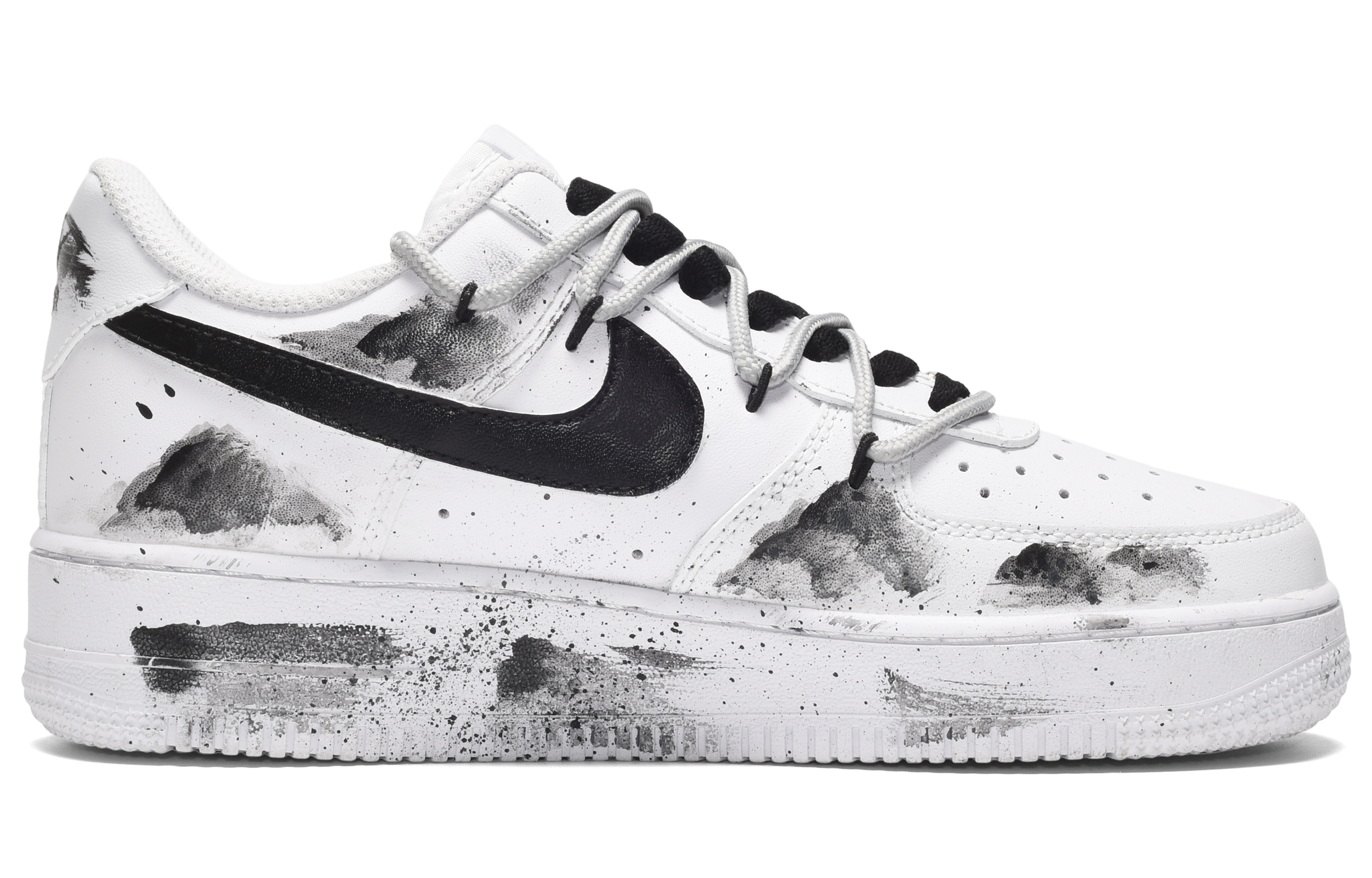 

Кроссовки для скейтбординга Air Force 1 женские с низким верхом, белый/серый Nike