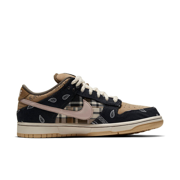 Кроссовки x travis scott sb dunk low premium qs Nike, черный — фото 2