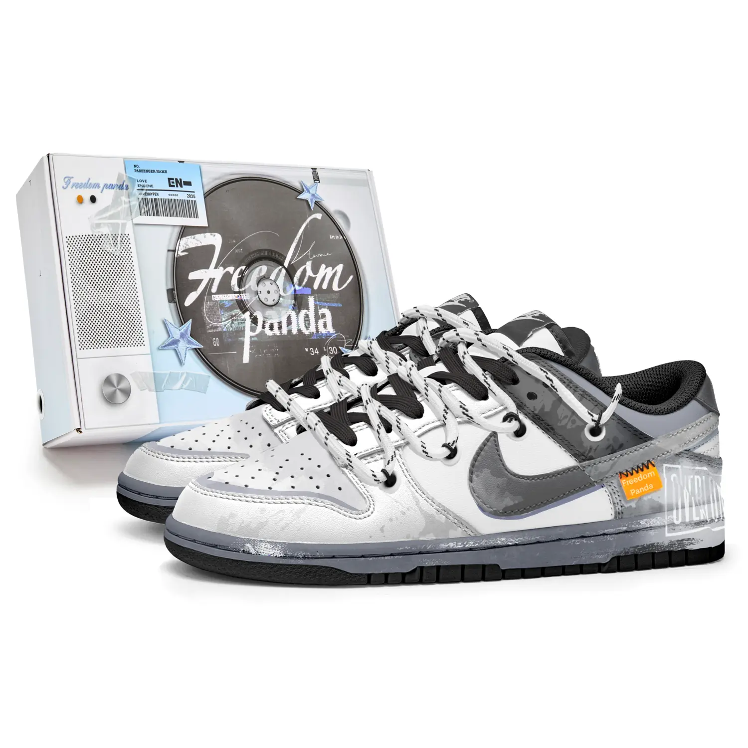 

Обувь для скейтбординга Dunk Kids для начальной школы Nike, цвет Gray White