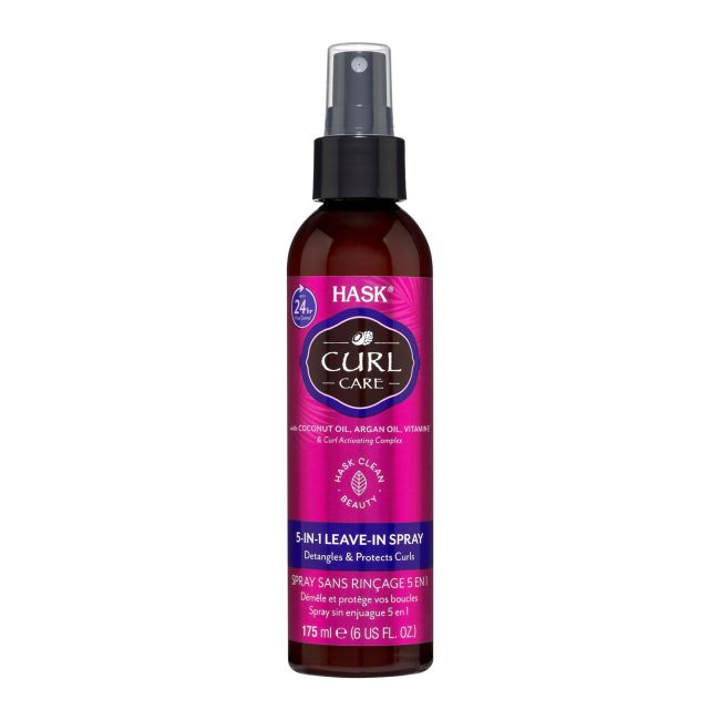 

Несмываемый спрей для волос Curl Care 5-в-1 Hask, 175 мл