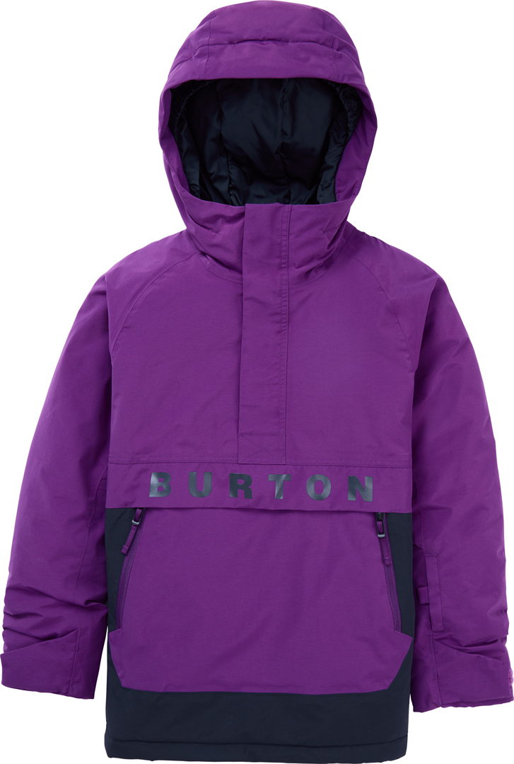 

Burton Детская куртка frostner anorak imperial purple/true black M