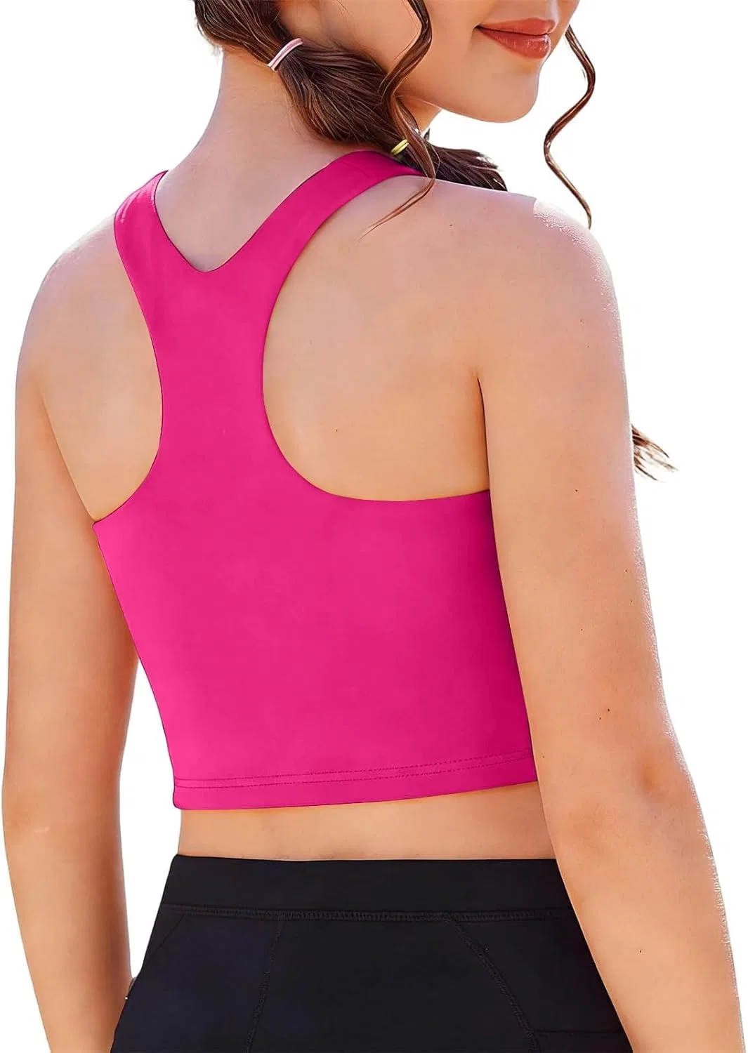 Детская майка-борцовка спортивная AOREUGL, hot pink — фото 4