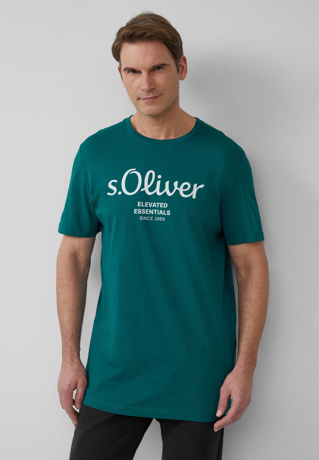 

Футболка с принтом MIT LOGO s.Oliver, цвет Petrol